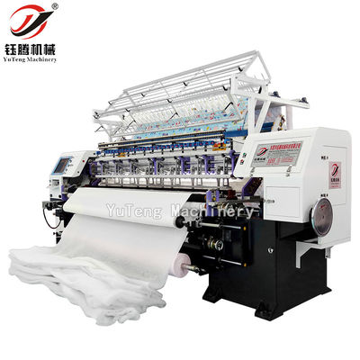 Fabrica de uso de computador Shuttle Lock Stitch Multi Needle Quilting Machine para fabricação de roupa de cama de cobertor