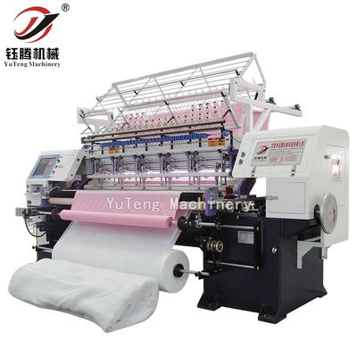 Máquina de Quilting de Bobbin Shuttle, Máquina de Quilting de Agulhas Múltiplas Computadorizadas para Máquinas de Quilting de Tecidos de Vestuário