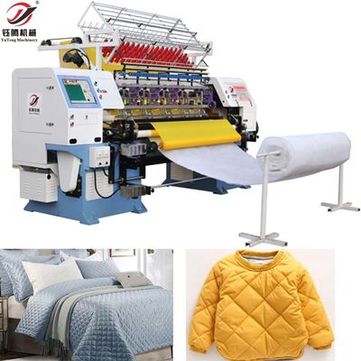 Máquina de acondicionamento de computadores de alta velocidade, de fecho de computador, de costura, de lançamento, para cobertores de cama