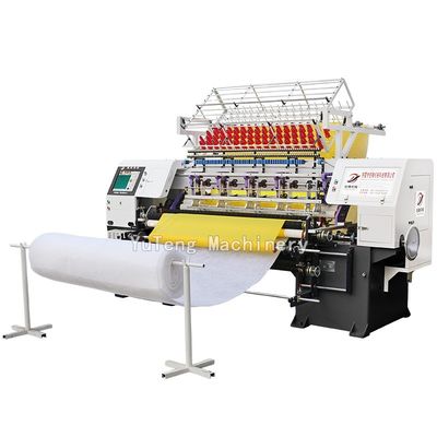 Máquina de cobertor industrial computadorizada de cabeça única para fabricação de têxteis domésticos