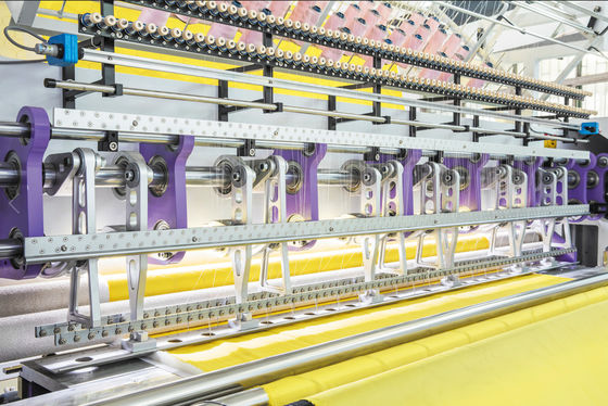 Máquina de Quilting de Agulhas Multiplicadas Computarizada de Alta Velocidade Com Multifuntções