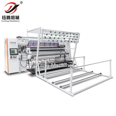 Máquina de revestimento de colchões com costura de cadeia informatizada industrial