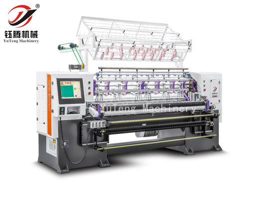 Máquina de revestimento industrial de agulhas múltiplas computadorizadas de alta velocidade para fabricação de têxteis domésticos