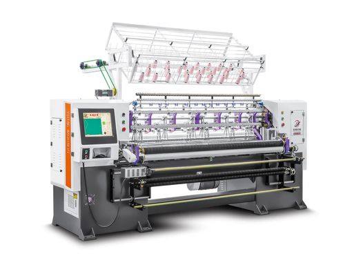 Máquina de Quilting de Agulhas Multiplas de Alta Velocidade Computarizada para Fabricação de Camas de Tecido