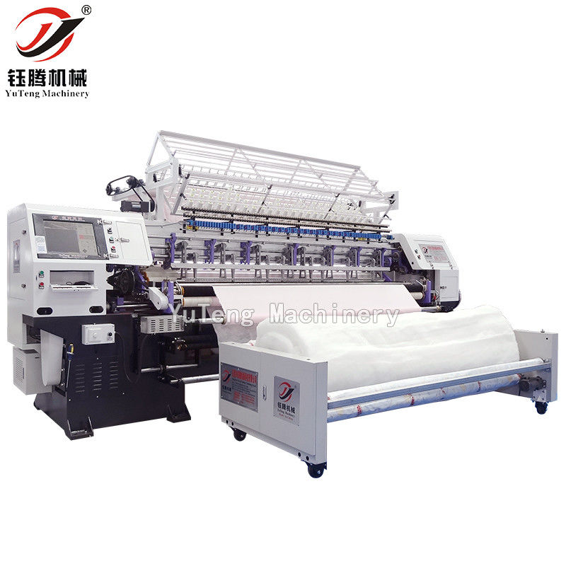 Fabrica de uso de computador Shuttle Lock Stitch Multi Needle Quilting Machine para fabricação de roupa de cama de cobertor