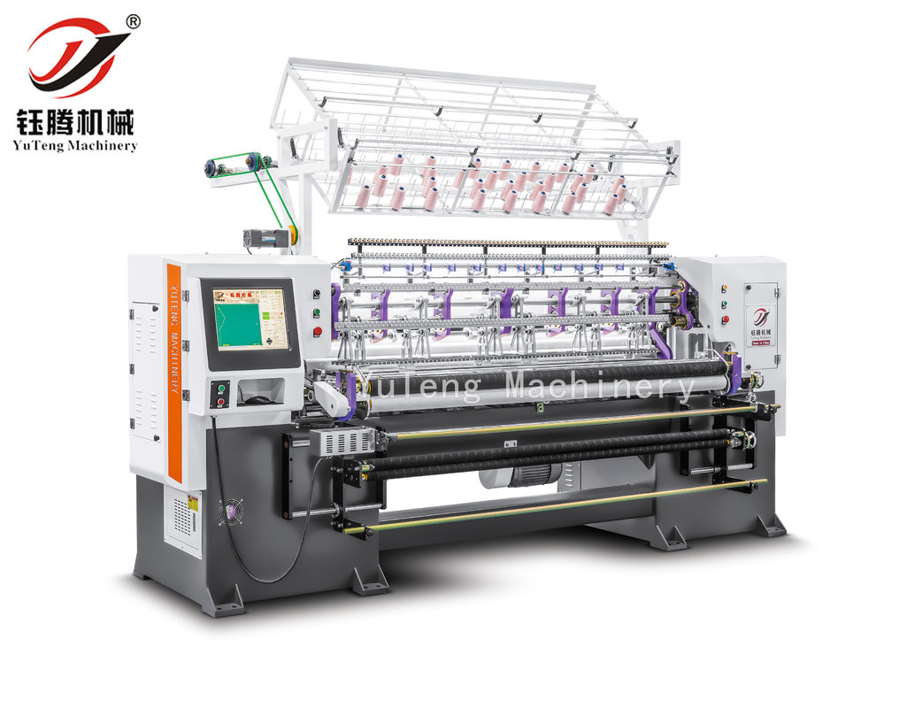 Máquina de revestimento industrial de agulhas múltiplas computadorizadas de alta velocidade para fabricação de têxteis domésticos